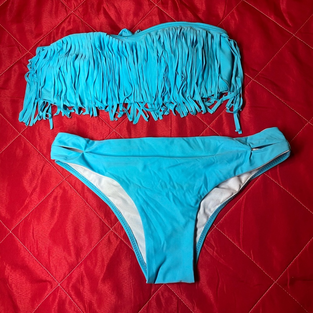 Blue swim suite